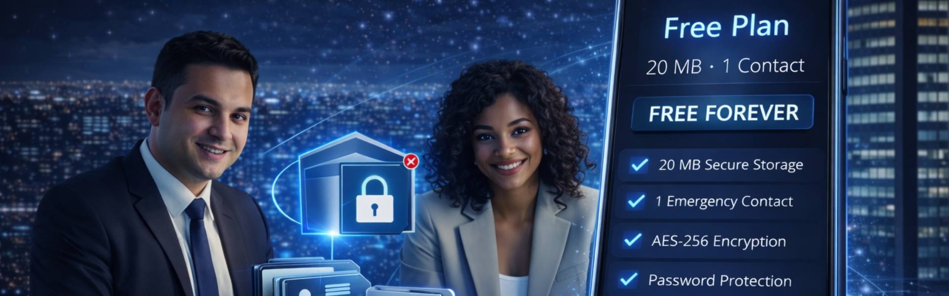 Free Plan - Digital Will Locker